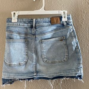 American Eagle mini skirt with multiple buttons